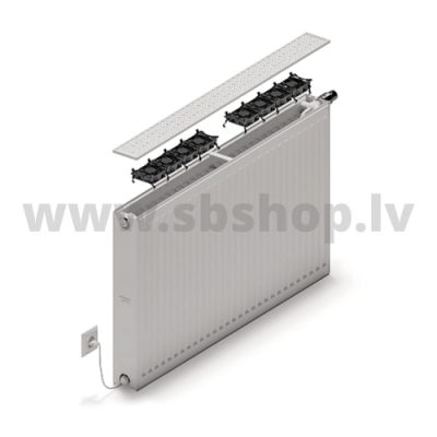 KERMI X-Flair 22-554*600 radiators ar ventilatoru sāna pieslēgumu