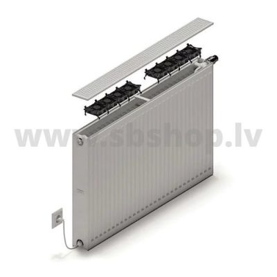 KERMI X-Flair LINE 22-900*1000 radiators ar ventilatoru sāna pieslēgumu